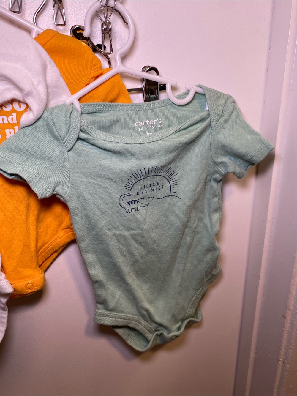 Carter's, Gerber, Okie Dokie, Long-Sleeve Baby Bodysuit and One Piece - Picture 4 of 7